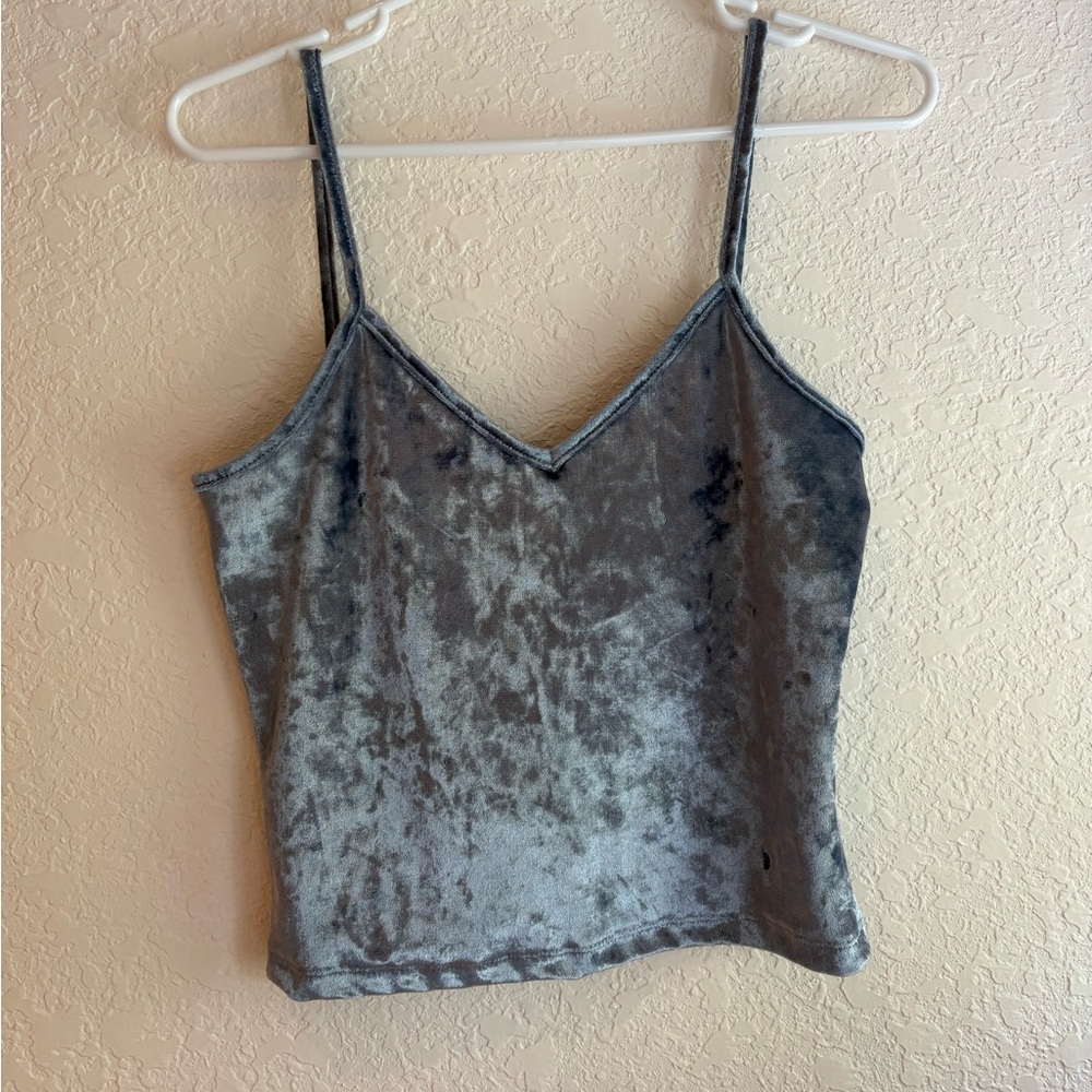 Velvet Spaghetti Strap Top